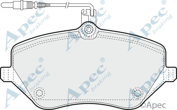 APEC BRAKING Jarrupala, levyjarru PAD1404